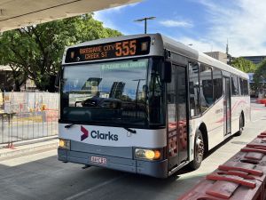 Clarks 84 at Cultural Centre doing a 555 service.