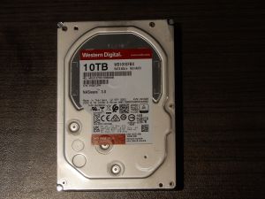 Top lid of a WDC WD101EFBX-68B0AN0 hard drive.