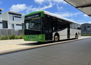 Hornibrook Buslines 160 at North Lakes Station doing a 680.