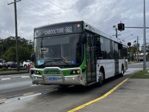 Kanagaroo Bus Lines 144 in Burpengary doing a Urban service.