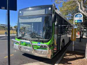 Thompson Bus Services 006GJT at North Lakes Station.