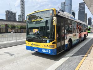 TFB5143 at Cultural Centre on a 111 service.