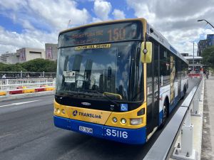 TFB5116 departing Cultural Centre on a 150 service.