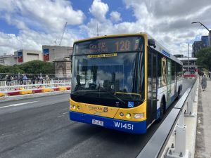 TFB1451 MAN 18.310 CNG departing Cultural Centre doing a 120 service.
