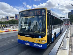 TFB1463 MAN 18.310 CNG departing Cultural Centre doing a 175 service.