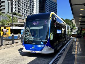 Brisbane Metro 9026 at South Bank Busway doing a M2 service.