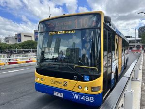 TFB1498 MAN 18.310 CNG departing Cultural Centre doing a 110 service.