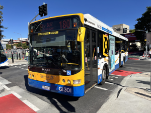 TFB1301 arriving into Cultural Centre doing a 180 service.